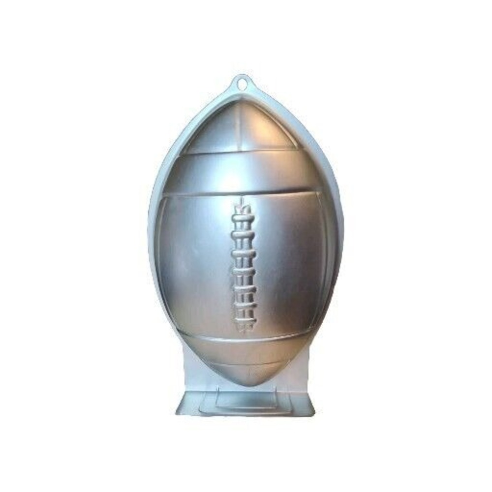 1990 WILTON First and Ten 3-D‎ Football CAKE PAN Bronze Copper Color